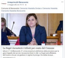 Scommessa: la SOGET vincerà la gara per la riscossione dei tributi dei beneventani?