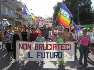 Manifestazione Contro Inceneritore San Salvaote T