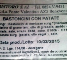 Dopo la violazione contrattuale denunciata da Altrabenevento,la mensa scolastica serve i 4 bastoncini di pesce.