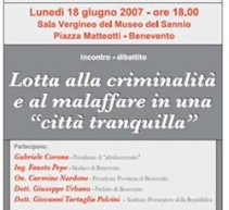 ANTIMAFIA A BENEVENTO